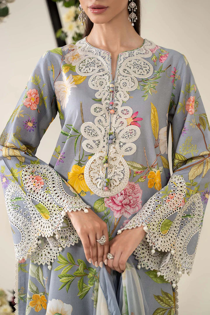 M PRINTS BY MARIA B UNSTITCHED 3PC | MPT-2604-A