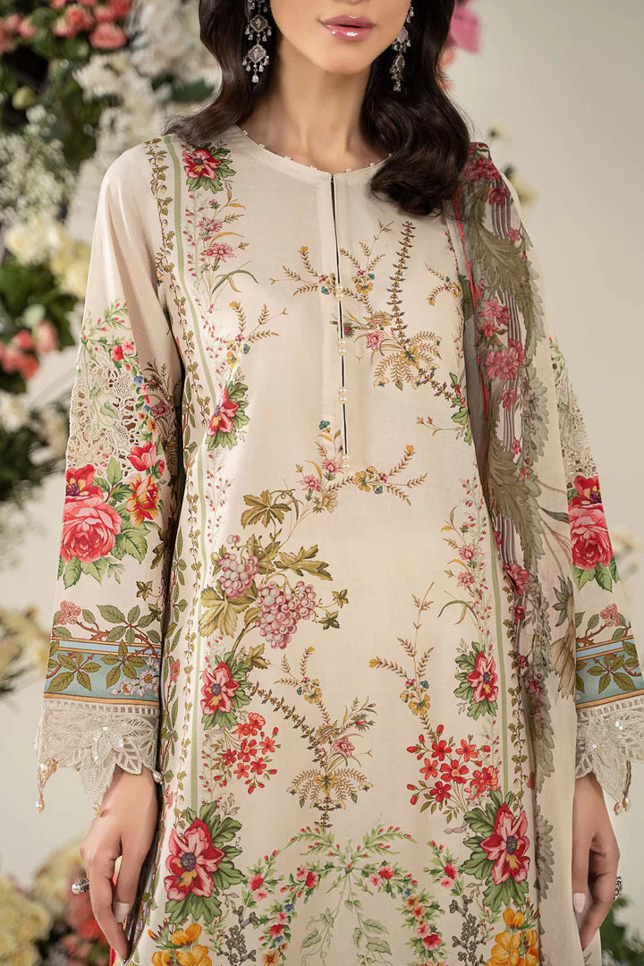 M PRINTS BY MARIA B UNSTITCHED 3PC | MPT-2605-A