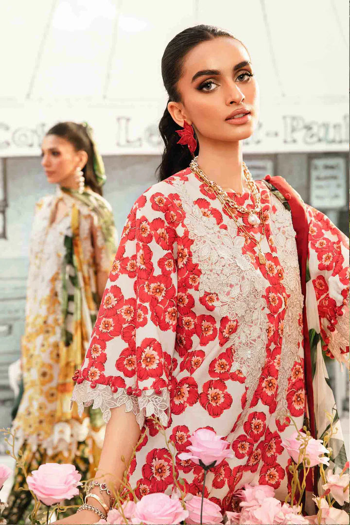 M PRINTS BY MARIA B UNSTITCHED 3PC | MPT-2606-B
