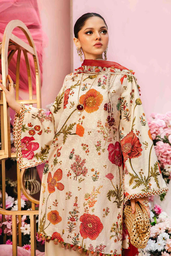 M PRINTS BY MARIA B UNSTITCHED 3PC | MPT-2607-A