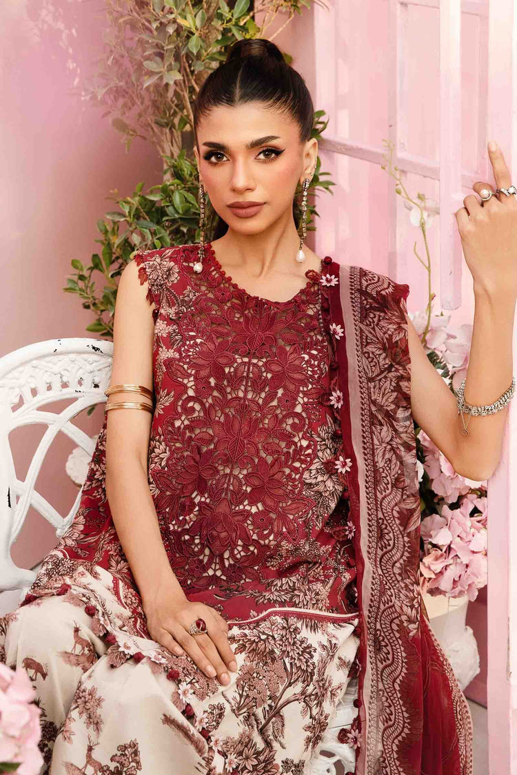 M PRINTS BY MARIA B UNSTITCHED 3PC | MPT-2608-A