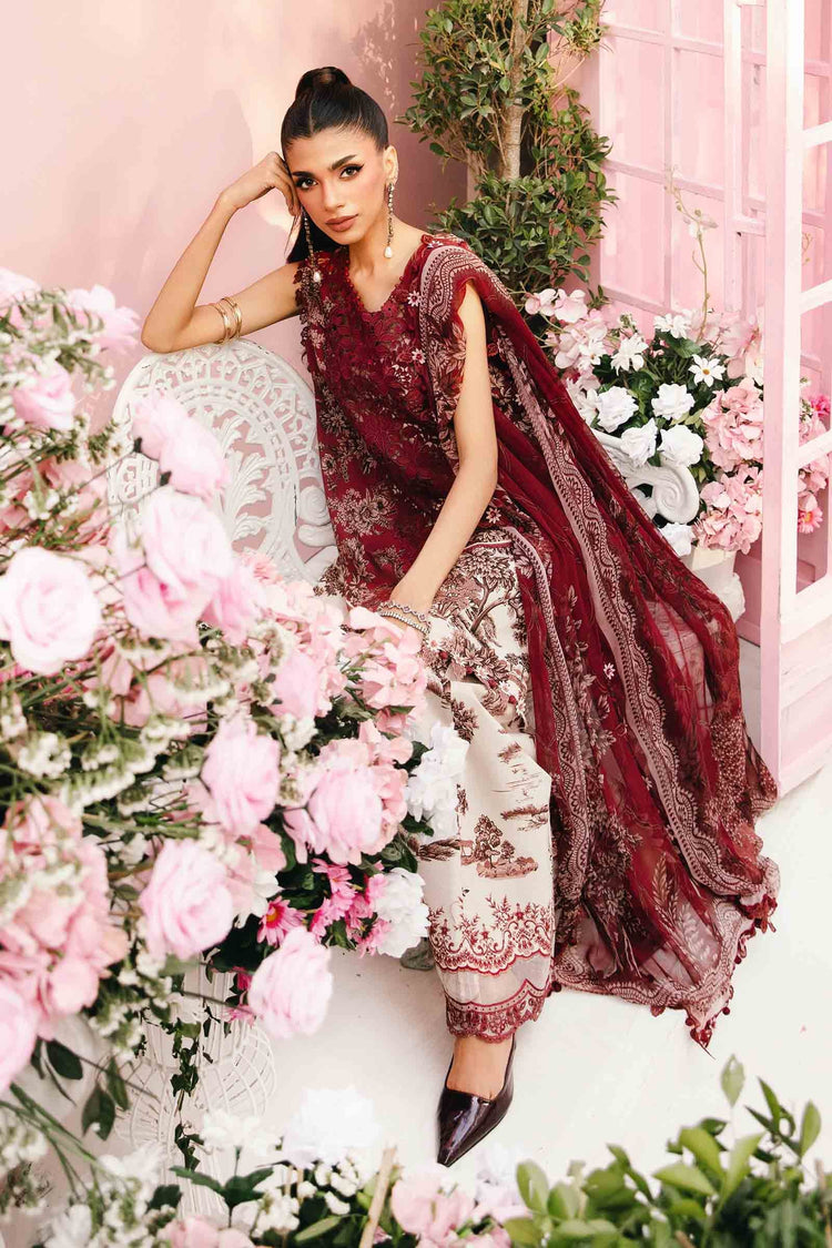 M PRINTS BY MARIA B UNSTITCHED 3PC | MPT-2608-A