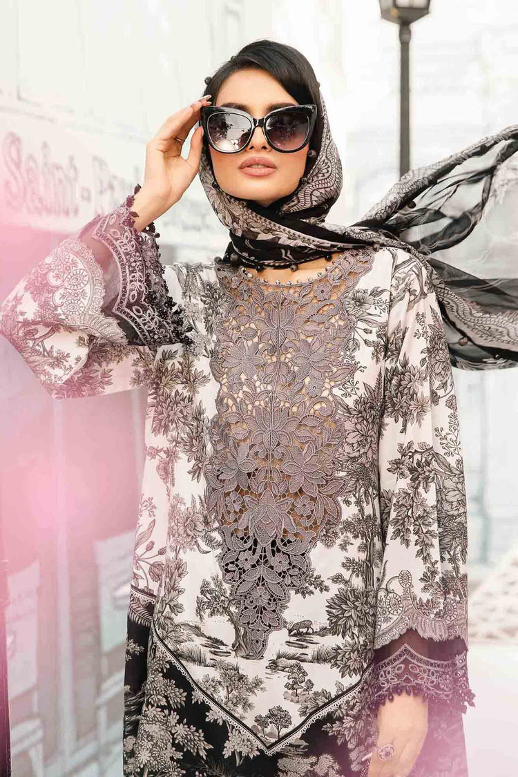 M PRINTS BY MARIA B UNSTITCHED 3PC | MPT-2608-B