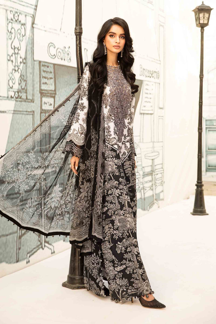 M PRINTS BY MARIA B UNSTITCHED 3PC | MPT-2608-B