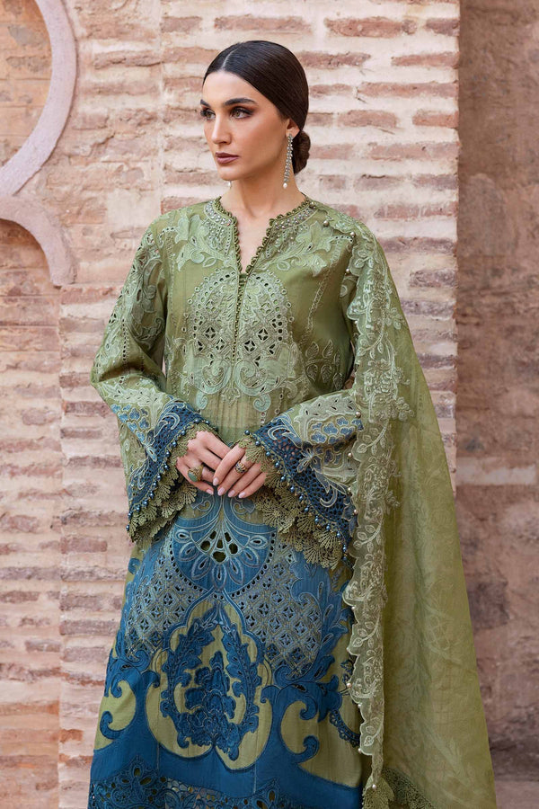 MARIA B LUXURY UNSTITCHED LUXURYLAWN | D-2501-A