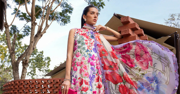 M.PRINTC BY |MARIA B| UN-STITCHED 3PC | MPT-2902-A