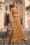 MARIA-B UNSTITCHED 3PC BRIDAL | Mustard BD-2606