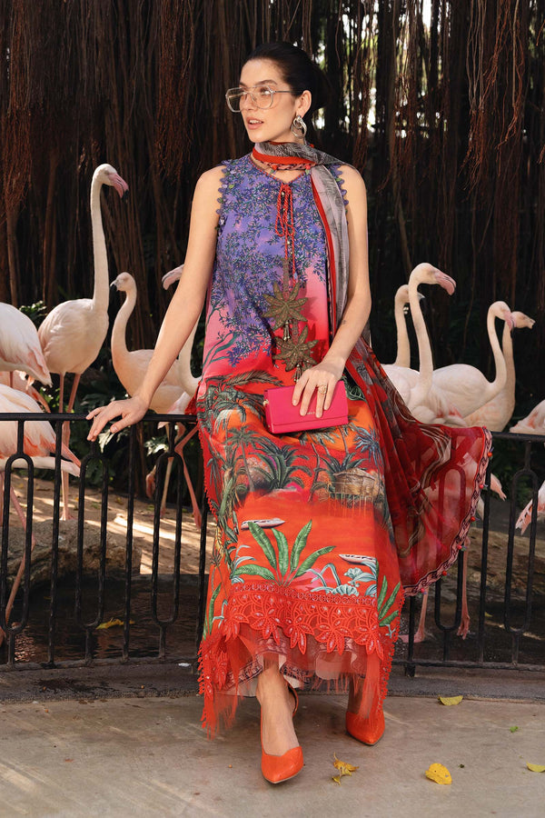 M.PRINTS BY | MARIA B | UN-STITCHED 3PC | MPT-2907-B