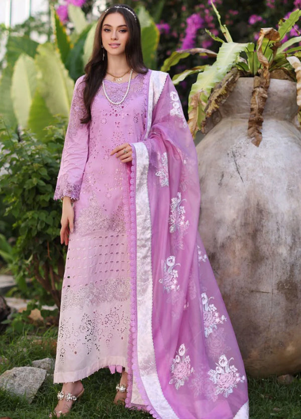 NOOR BY SAADIA ASAD LUXURY CHIKANKARI LUXURY LAWN | D-9A