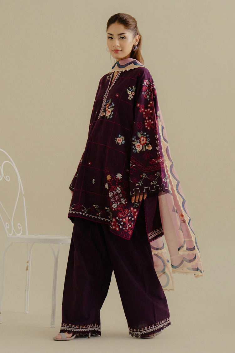 COCO BY ZARA SHAHJAHAN UN-STITCHED 3PC | Sufa-5B