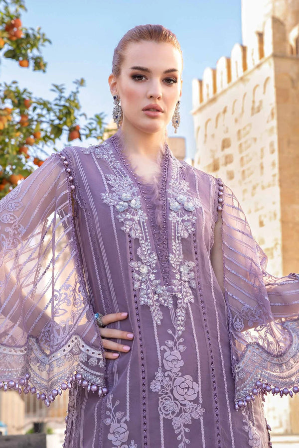 MARIA B LUXURY UN-STICHED 3 PC|1A