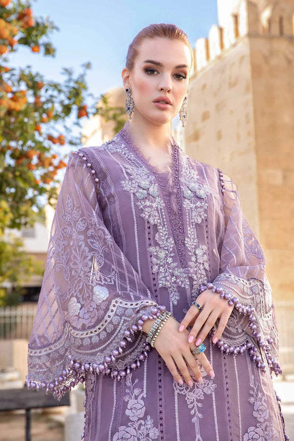 MARIA B LUXURY UN-STICHED 3 PC|1A