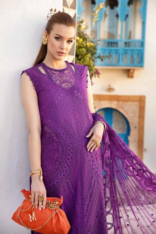MARIA B LUXURY UN-STICHED 3 PC|2B