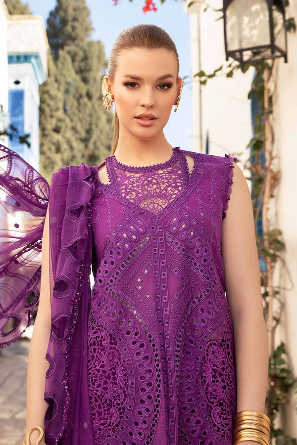 MARIA B LUXURY UN-STICHED 3 PC|2B