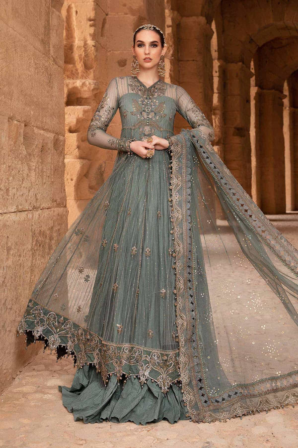 MARIA B LUXURY UN-STICHED 3 PC| 3A