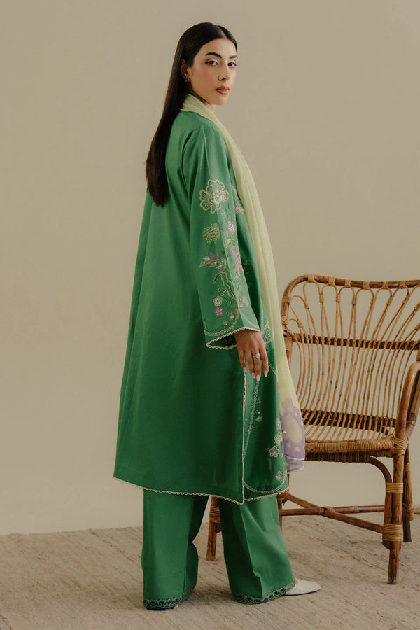 COCO BY ZARA SHAHJAHAN UN-STITCHED 3PC | Tara-8B