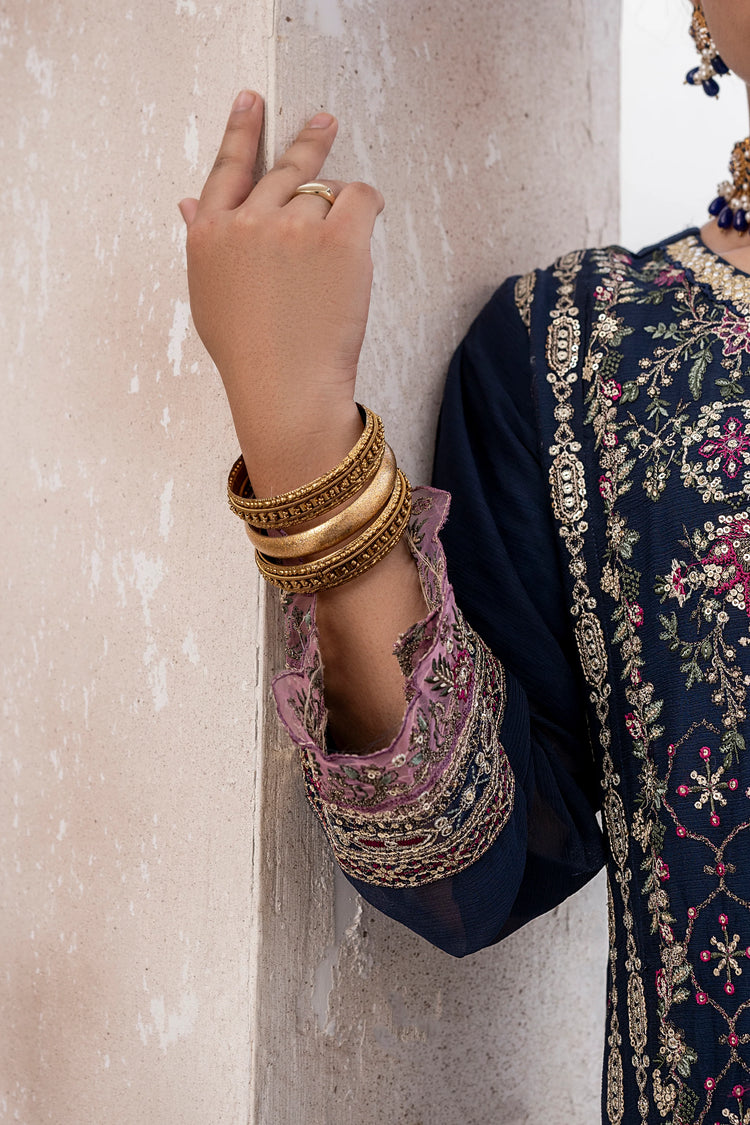 EMBROIDRED CHIFFON ZFHS-005