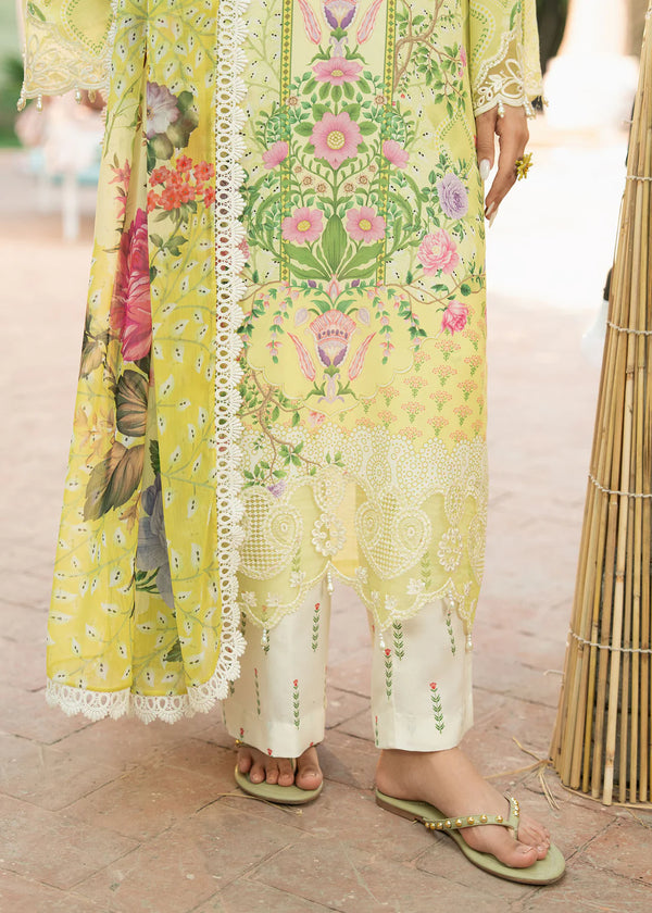 COCKTAIL BY SARDINIA UNSTITCHED LAWN 1001 LEMON SPRITZ