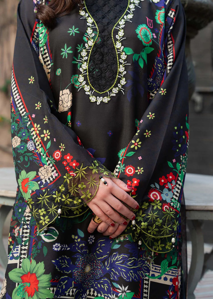 COCKTAIL BY SARDINIA UNSTITCHED LAWN 1002 ESPRESSO