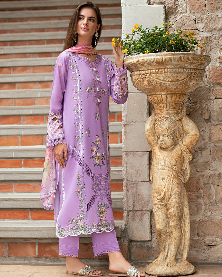 SUMMER REVERIE ROHEENAZ LUXURY LAWN (RUNSS250403A) WISTERIA