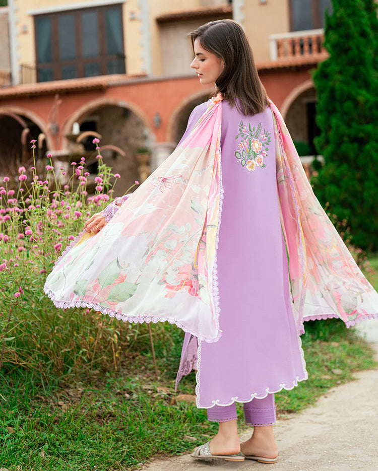 SUMMER REVERIE ROHEENAZ LUXURY LAWN (RUNSS250403A) WISTERIA
