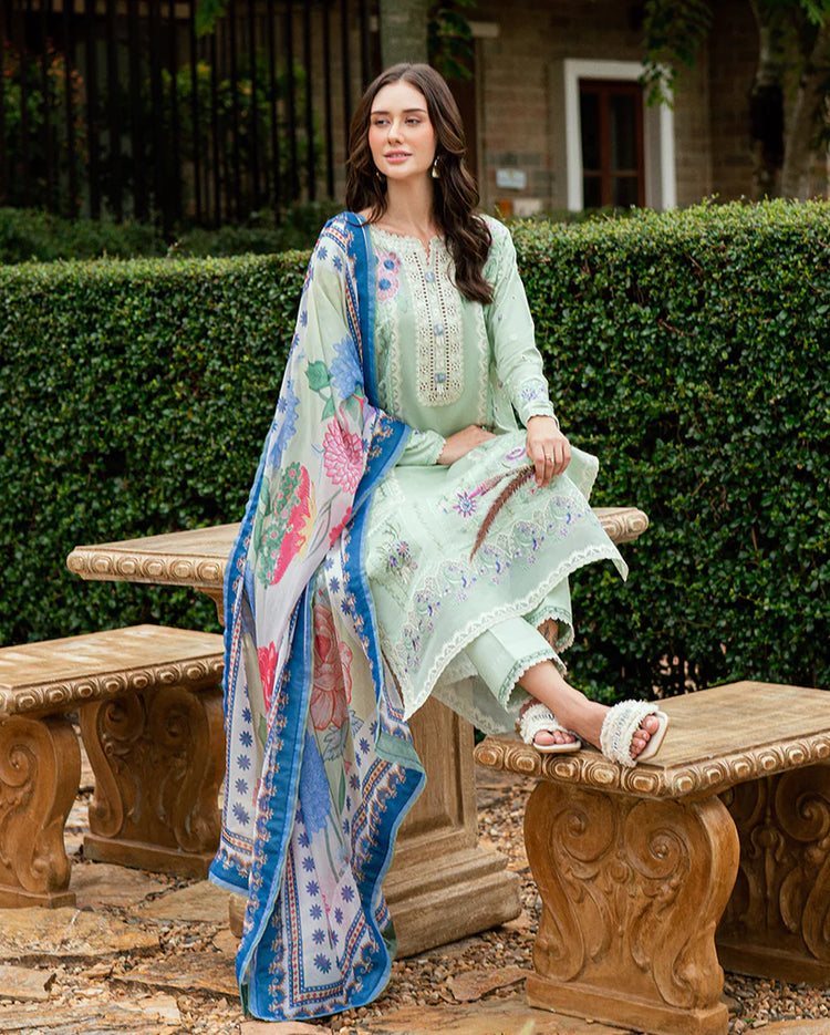 SUMMER REVERIE ROHEENAZ LUXURY LAWN (RUNSS250404A) VELOURA
