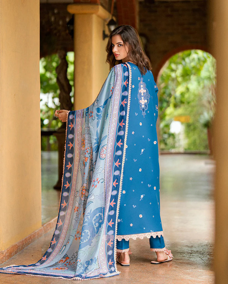 SUMMER REVERIE ROHEENAZ LUXURY LAWN (RUNSS250401A)) ISORIA