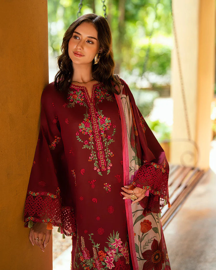 SUMMER REVERIE ROHEENAZ LUXURY LAWN (RUNSS250408B) CALIRA