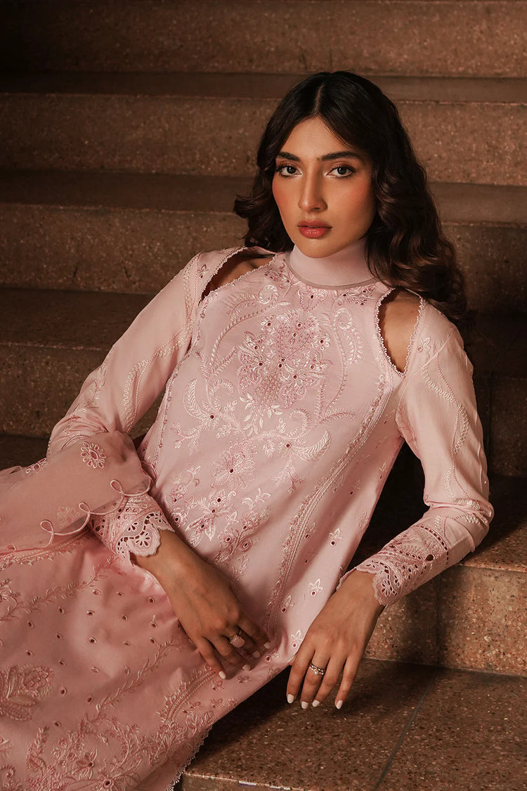 AFROZEH CHIKANKARI UN-STICHED 3PC|Rosella