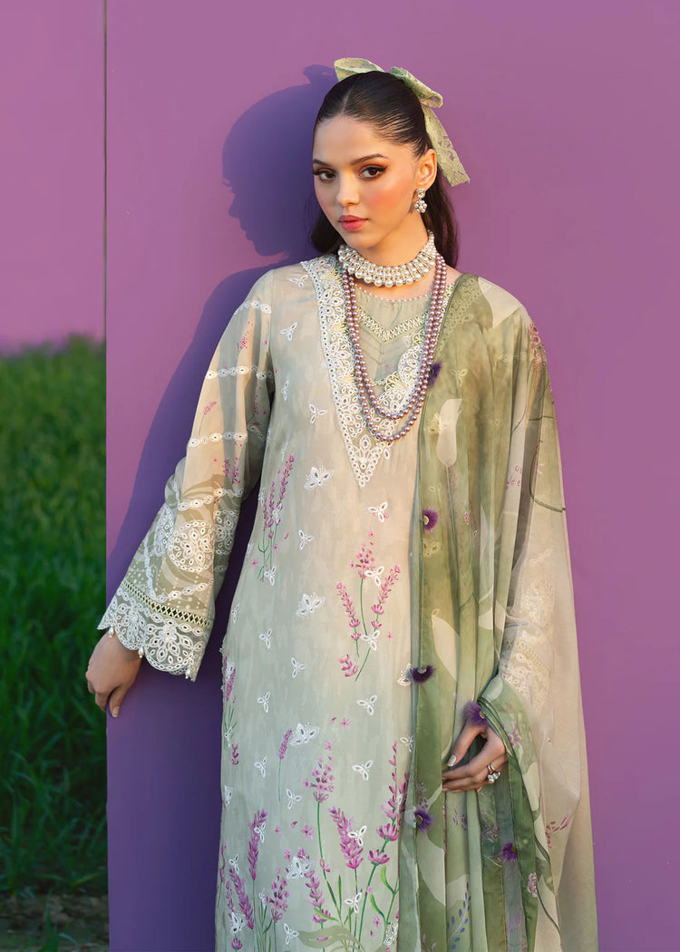 SARDINIA PRINTKARI UN-STITCHED 3PC | Zinnia