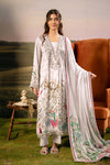 M/BASICS [3 Pc Unstitched Embroidered Arabic Lawn Suit | MB-PFUS25-05A