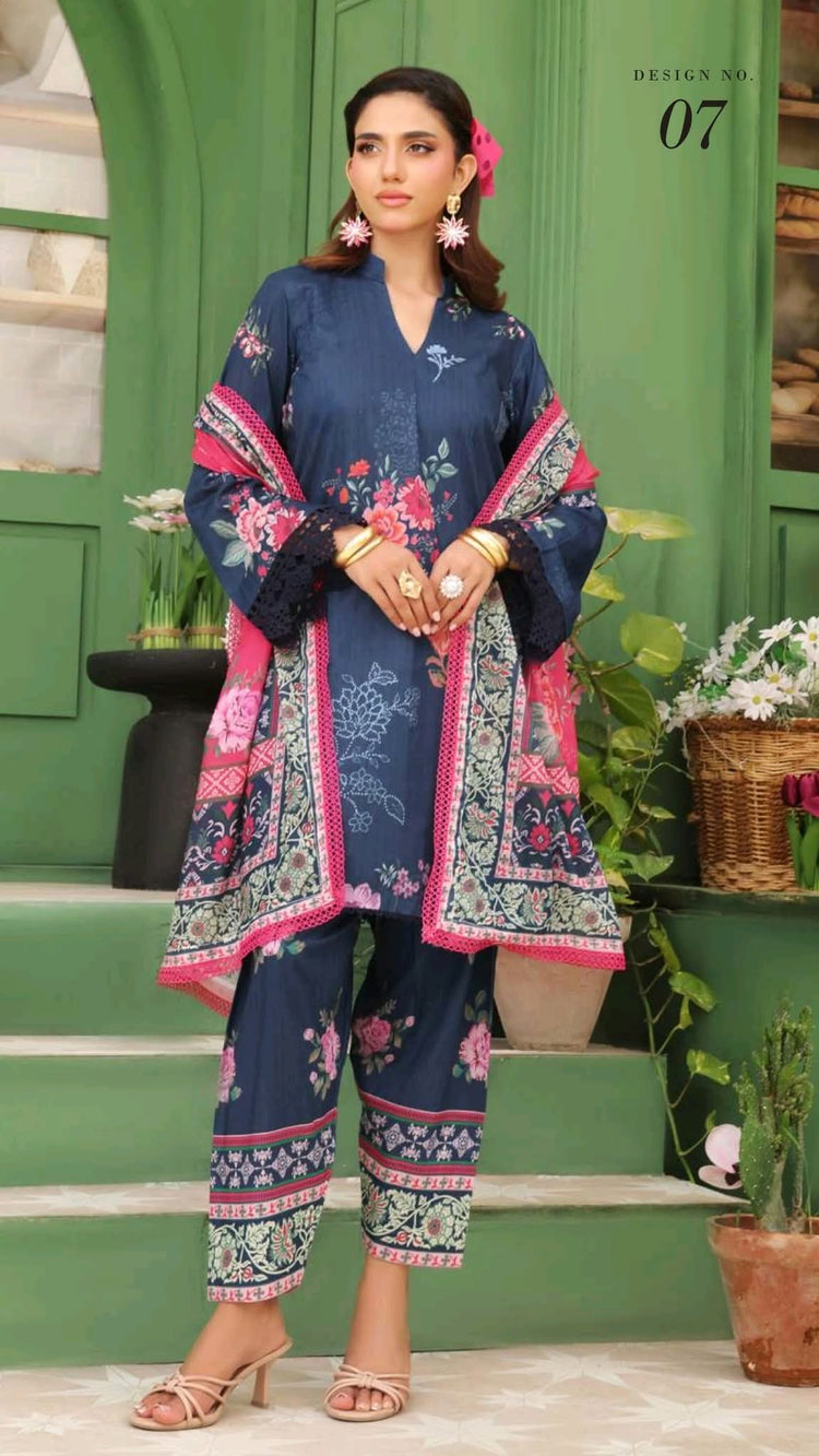 COCO BY ALZOHIAB LAWN CORDS -D07