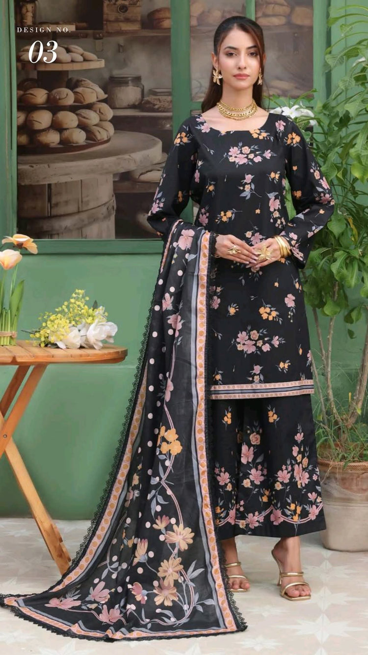 COCO BY ALZOHIAB LAWN CORDS -D03