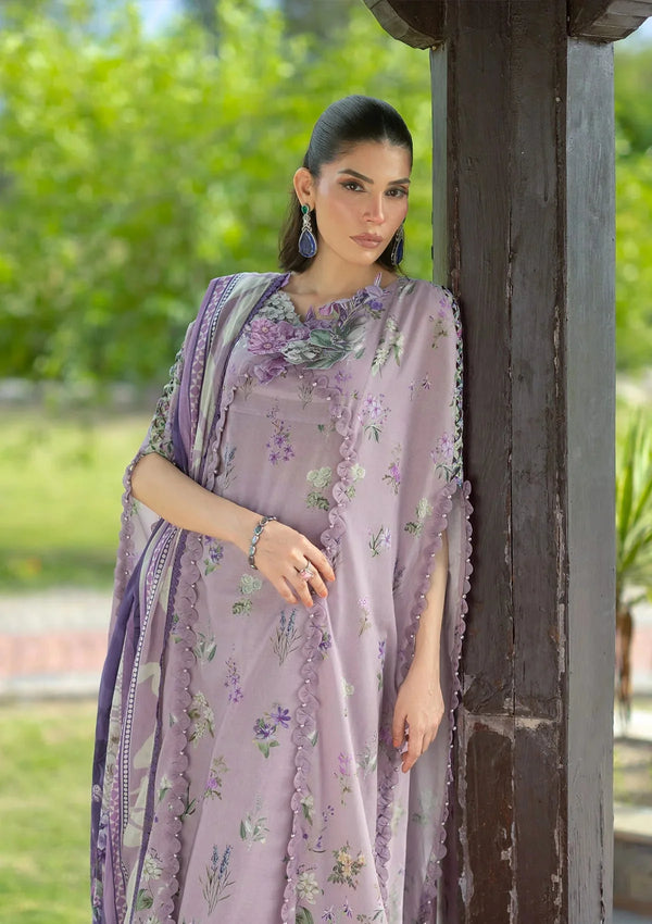 BRIDGERTON BY ELAF PREMIUM LAWN | LILAC GARDEN