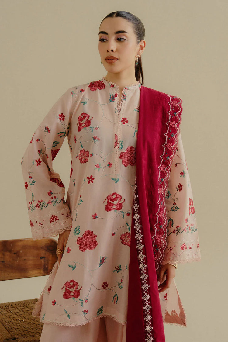 COCO BY ZARA SHAHJAHAN UN-STITCHED 3PC | Zufra-6A