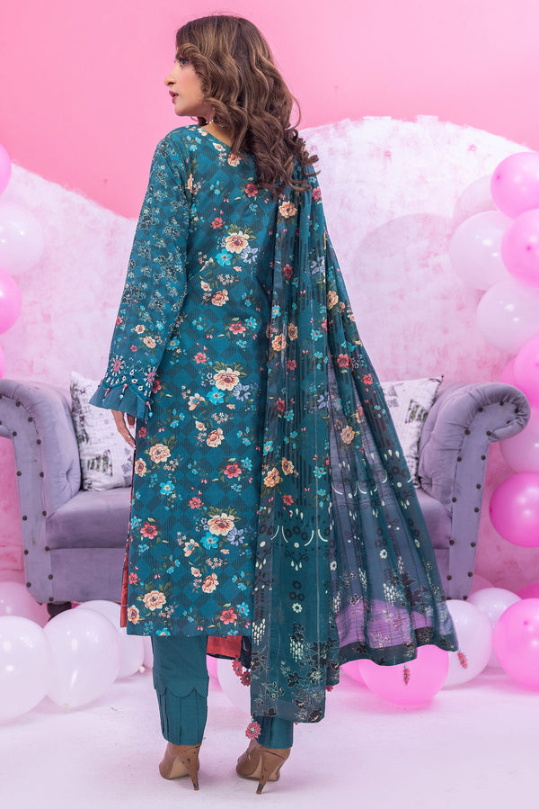 Gardenia Chikankari Lawn Un-stitched by zainab fazlani - GDP-103