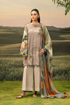 M/BASICS [3 Pc Unstitched Embroidered Arabic Lawn Suit | MB-PFUS25-06B