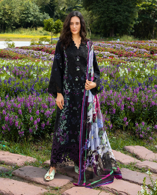 THE SECRET GARDEN BY MUSHQ UN-STITCHED 3PC | Garden Lullaby