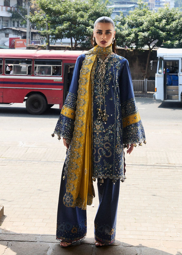 HUSSAIN REHAR LL SS LUXURY LAWN 25' RIVIERA