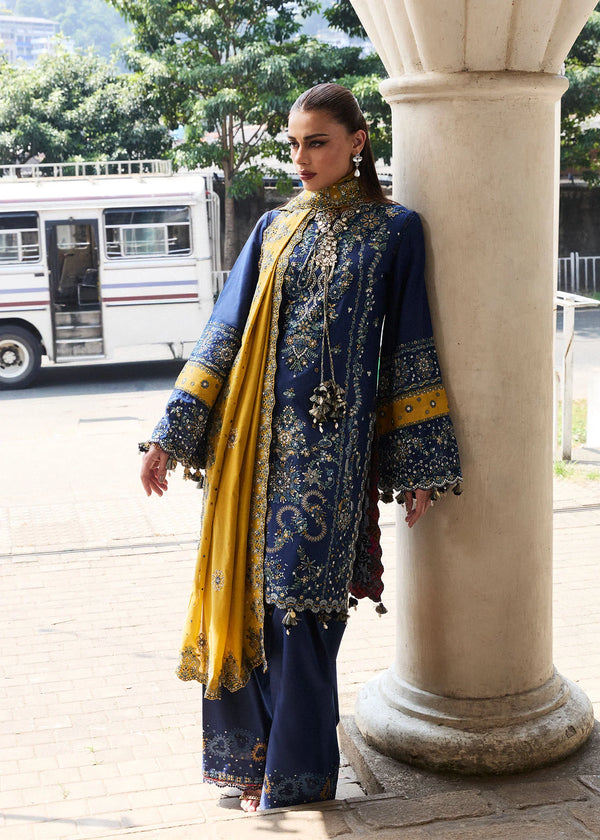 HUSSAIN REHAR LL SS LUXURY LAWN 25' RIVIERA