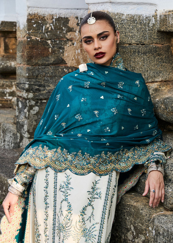 HUSSAIN REHAR LL SS LUXURY LAWN 25' VEIL