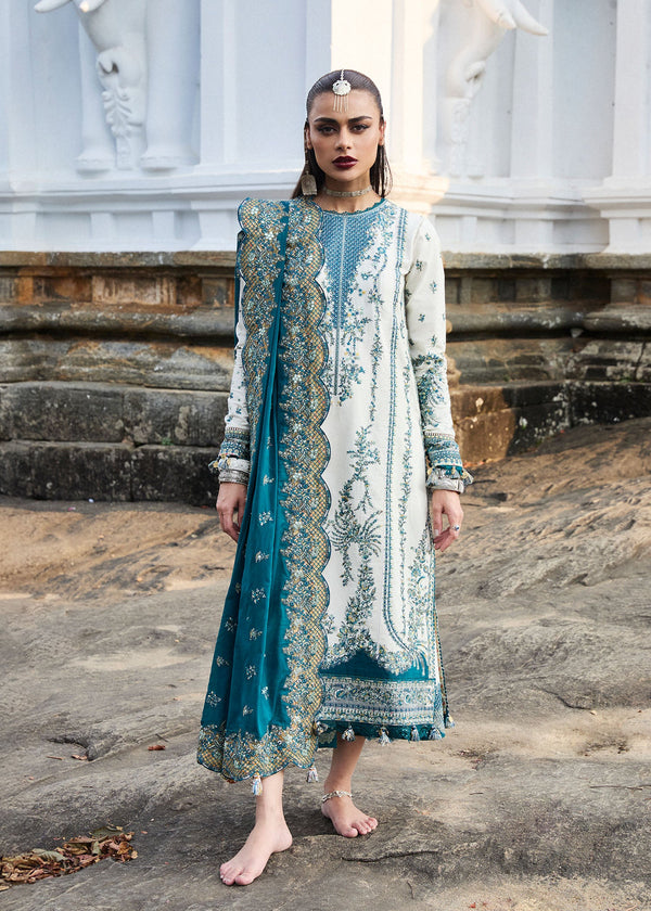 HUSSAIN REHAR LL SS LUXURY LAWN 25' VEIL