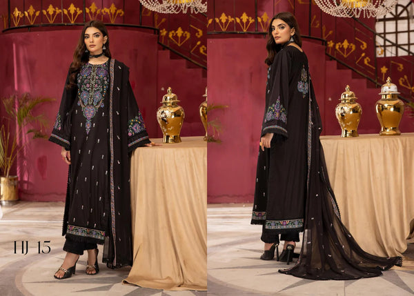 HUSN-E-JAHAAN EMBROIDERED LAWN | D-15