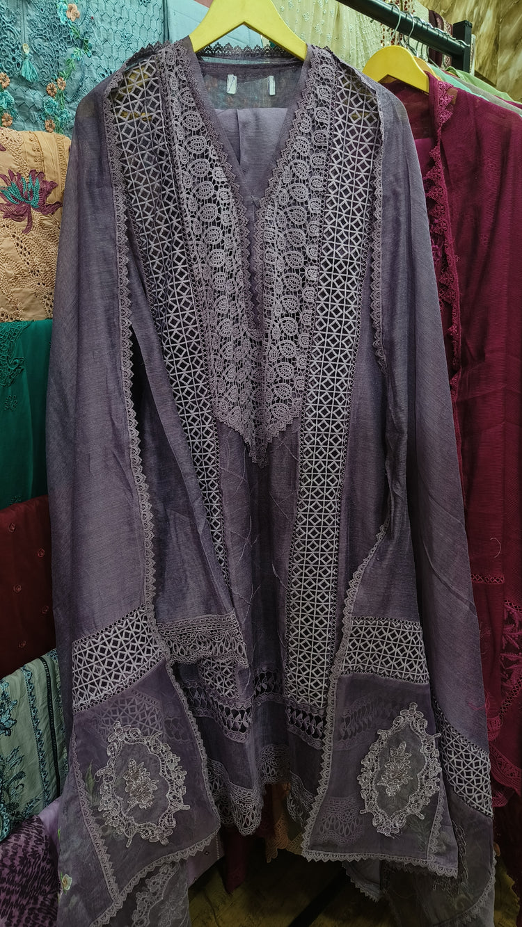 ZOYA AHMED SEMI-STITCHED LUXURY COLLECTION -ZA- 01