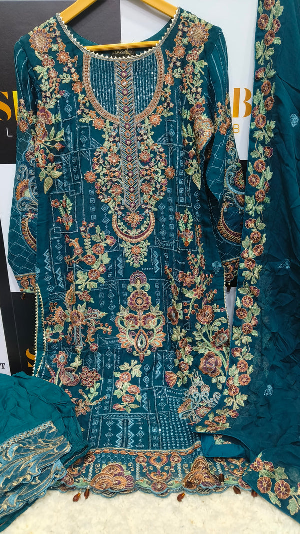 ARSHEEN BANOBY ZOYA AHMED HANDWORK STITCHED D-30