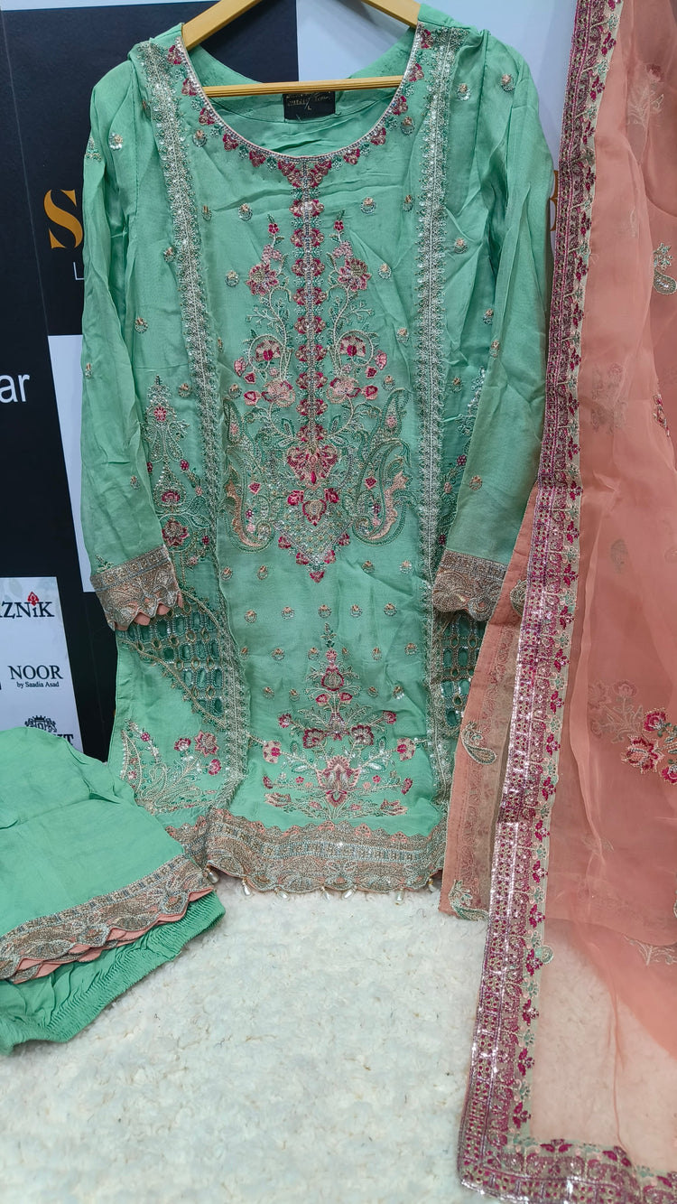 ARSHEEN BANO BY ZOYA AHMED HANDWORK STITCHED D-31