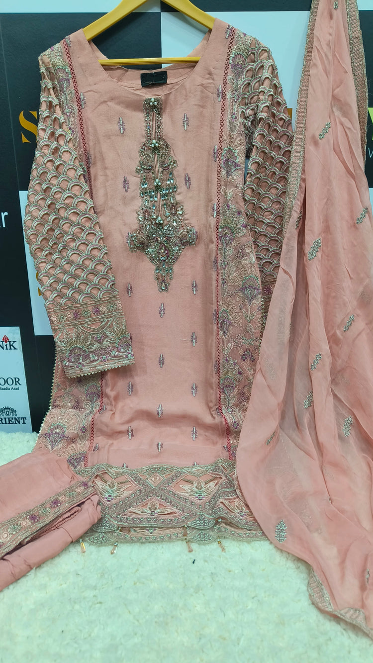 ARSHEEN BANO BY ZOYA AHMED HANDWORK STITCHED D-35