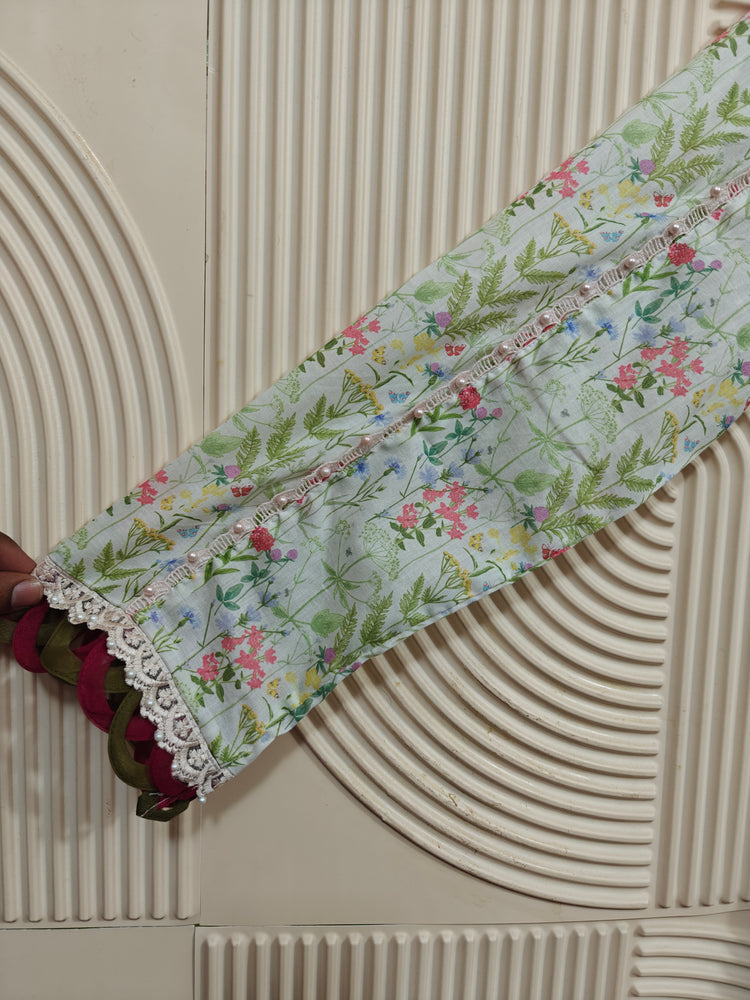 ZA AAMNA NOOR LUXUR LAWN PRET | D-01
