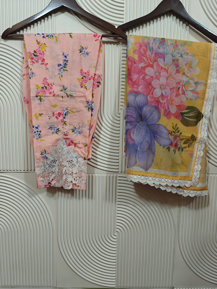 ZA AAMNA NOOR LUXUR LAWN PRET | D-06