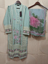 ZA AAMNA NOOR LUXUR LAWN PRET | D-07